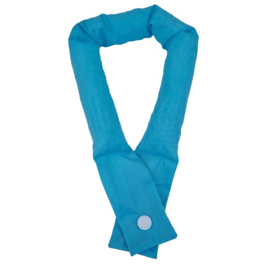 Afkoelsjaal lichblauw geactiveerd