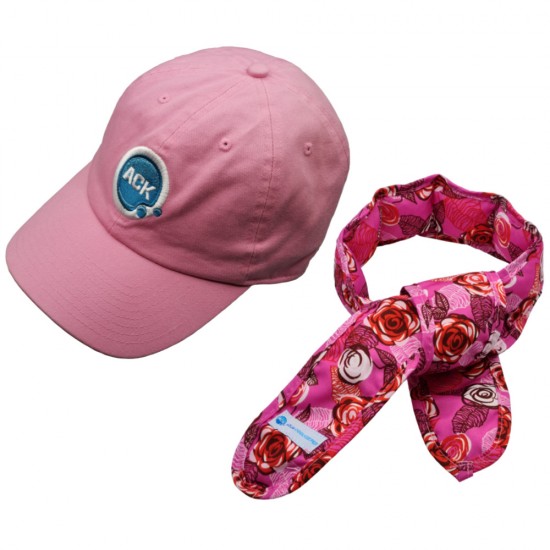 Aqua coolkeeper koelpet pink koelsjaal roses