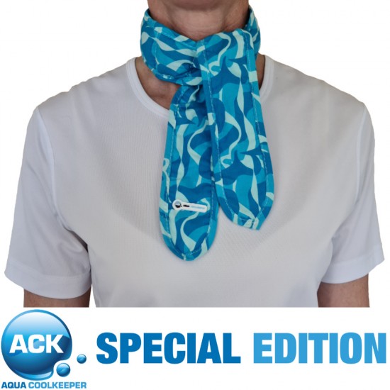 Aqua coolkeeper verkoelingssjaal cool blue0