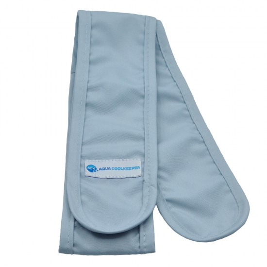 Aqua coolkeeper verkoelingssjaal silver grey niet geactiveerd