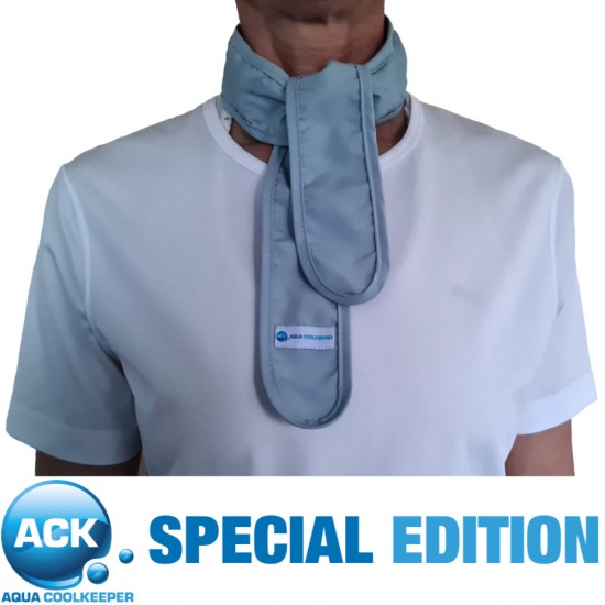 Aqua coolkeeper verkoelingssjaal silver grey