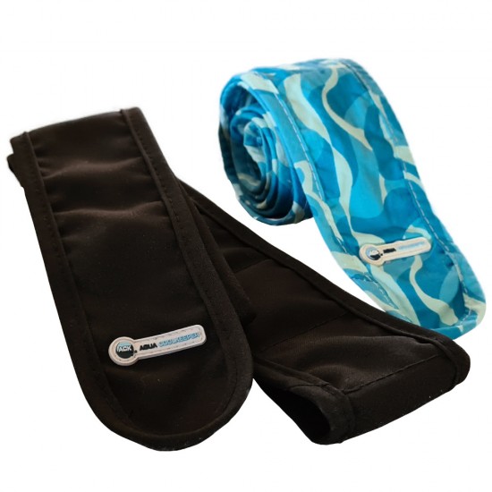 Aqua coolkeeper verkoelingssjaals black cool blue niet geactiveerd1