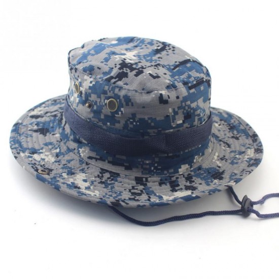Bush Hoed Camouflage Blauw