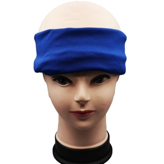 Cooling towel   col blauw om hoofd
