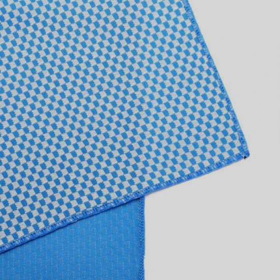 Magic Cool Towel Geruit Lichtblauw