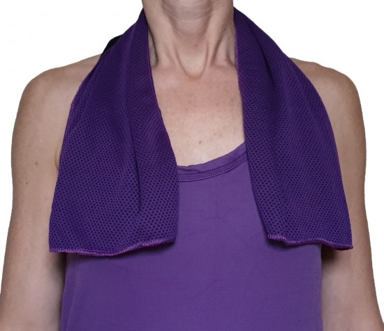 Cooling towel paars