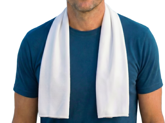 Cooling Towel wit om de nek