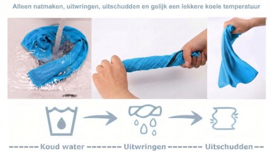 Cooling Towel gebruiksaanwijzing