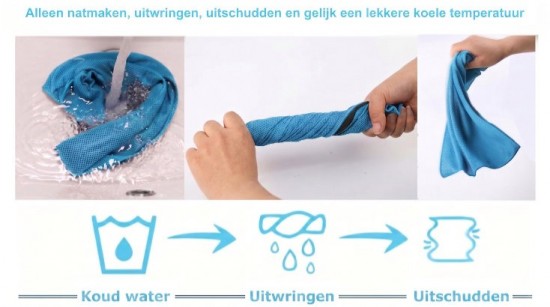 Cooling Towel XL gebruiksaanwijzing