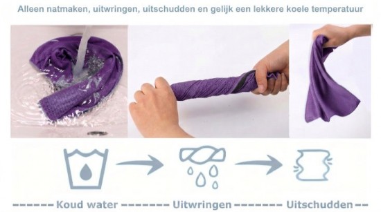 Cooling Towel gebruiksaanwijzing
