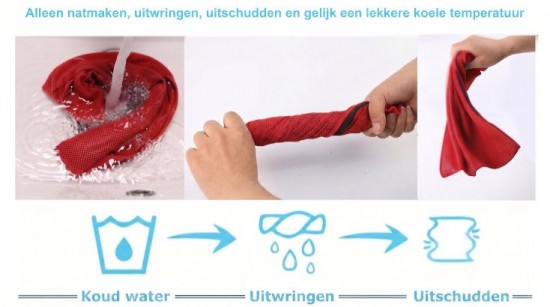 Cooling Towel XL gebruiksaanwijzing