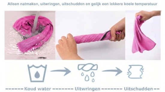 Cooling Towel gebruiksaanwijzing