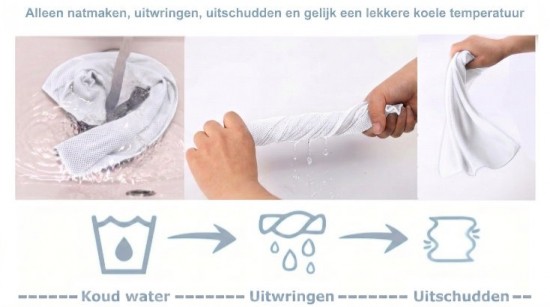 Handleiding Cooling Towel Col Wit