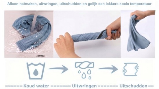 Cooling Towel XL gebruiksaanwijzing