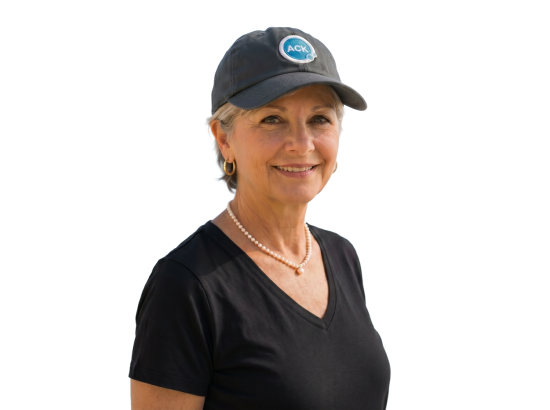 Voorbeeld van een vrouw met een Koelpet antraciet van Aqua Coolkeeper