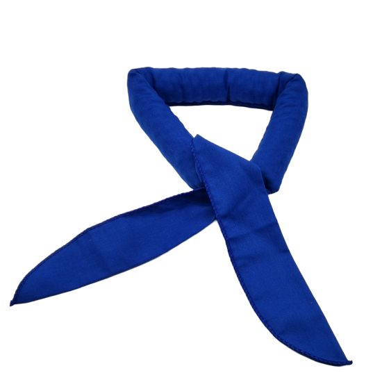 Koelsjaal Donkerblauw geactiveerd