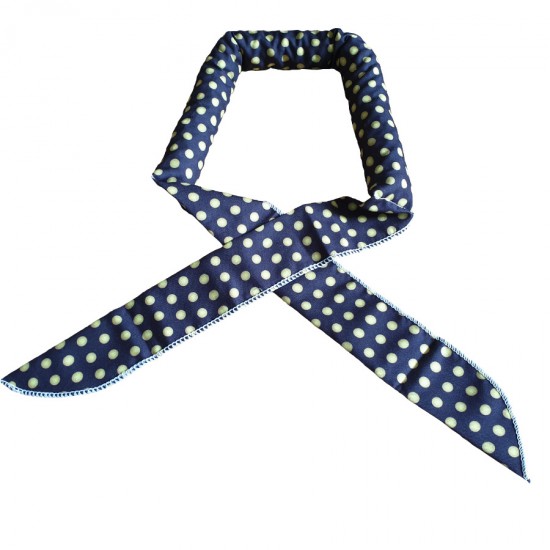 Koelsjaal Gestipt zwart/geel