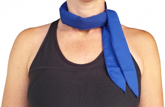 Koelsjaal donkerblauw