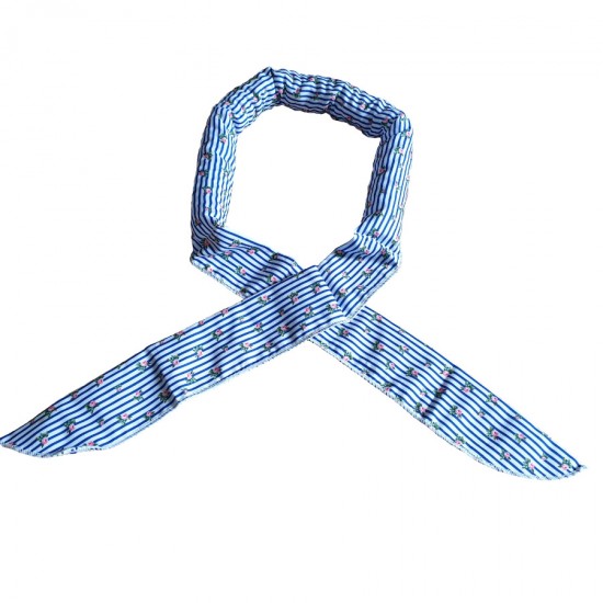 Koelsjaal Gestreept Roos