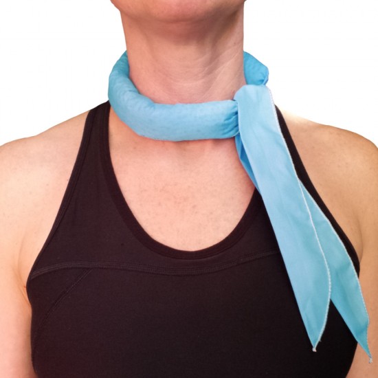 Koelsjaal lichtblauw