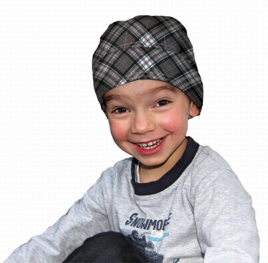 Verkoelende hoofddoek Scottish Grey Kids