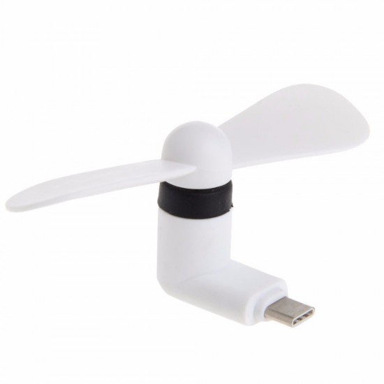 Mini ventilator USB C wit