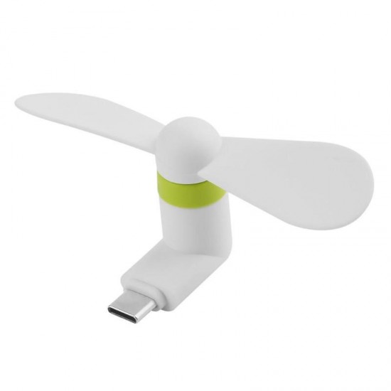 Mini ventilator USB C wit