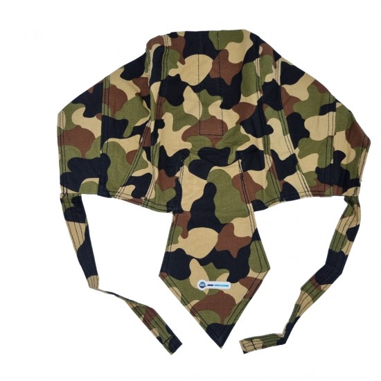 Verkoelende hoofddoek camouflage los