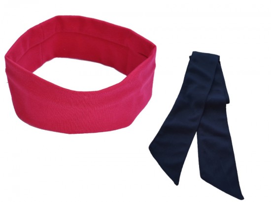 Zweetband hot pink cooling towel xl zwart