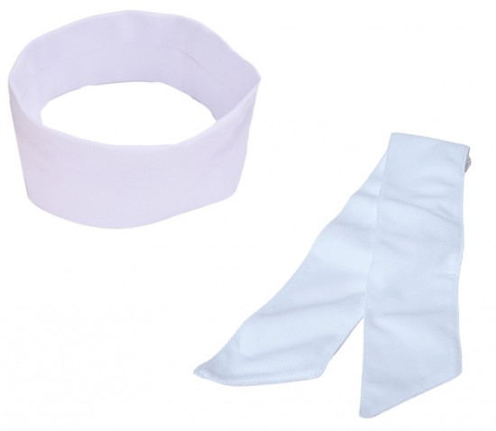 Zweetband wit cooling towel xl wit