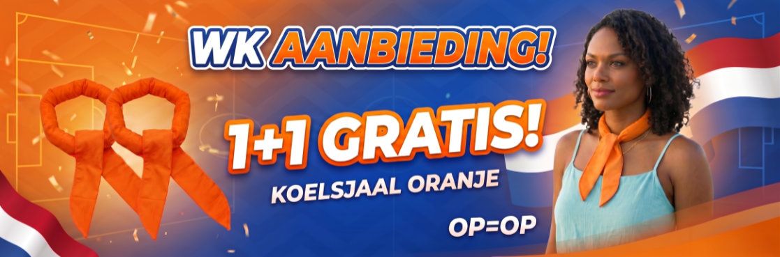WK Aanbieding 1+1 gratis op=op