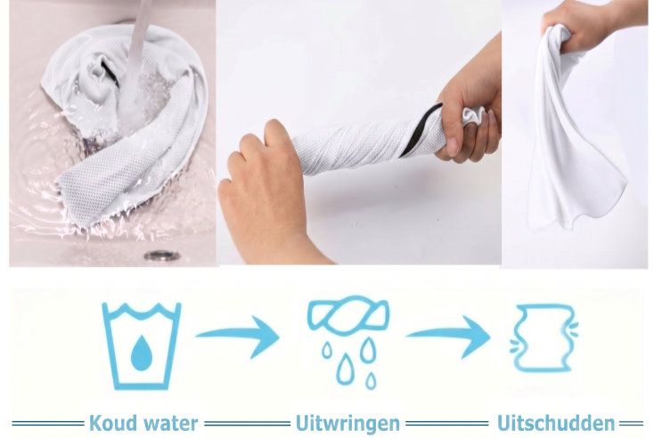 Cooling Towel XL gebruiksaanwijzing