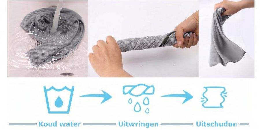 Cooling Towel XL gebruiksaanwijzing