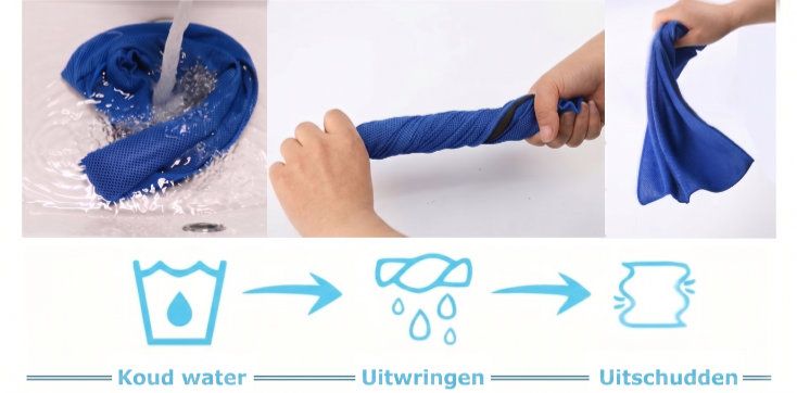 Cooling Towel Col gebruiksaanwijzing