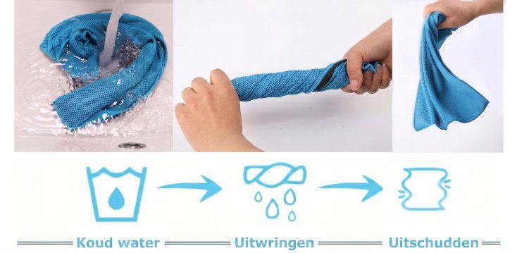 Cooling Towel XL gebruiksaanwijzing