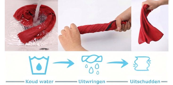 Cooling Towel XL gebruiksaanwijzing
